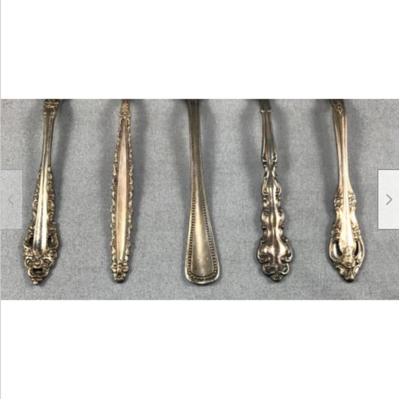 5 Assorted Rogers Oneida Community Silver Plate Silverplate Teaspoons Flatwear - Picture 1 of 4